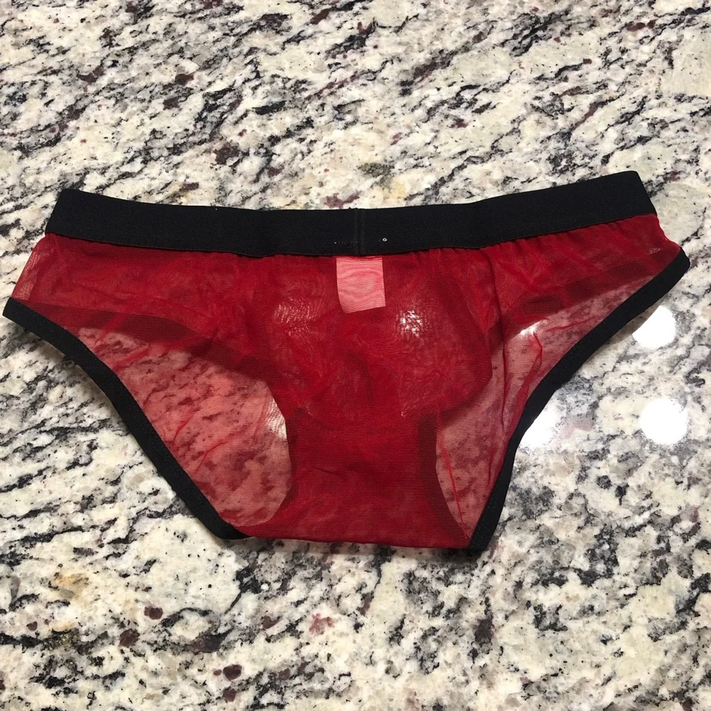 Rare vintage Mens sexy mesh sport brief